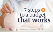 Creating a household budget in 7 easy steps.