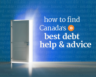 How consumers can find the best debt help and advice in Canada.