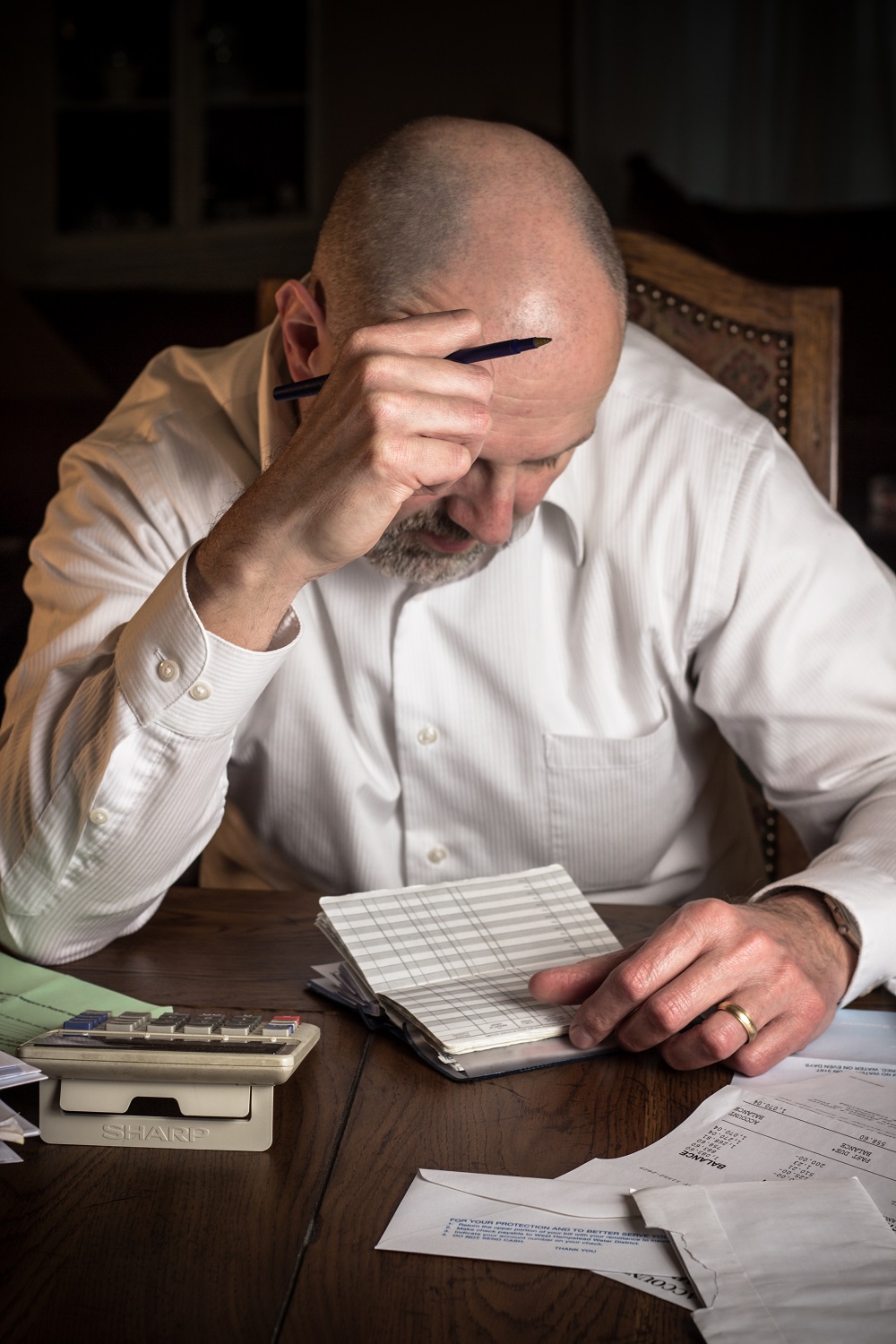 Man Worries About How to Get Out of Overdraft Protection 